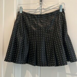 Alice & Olivia Leather Skirt
